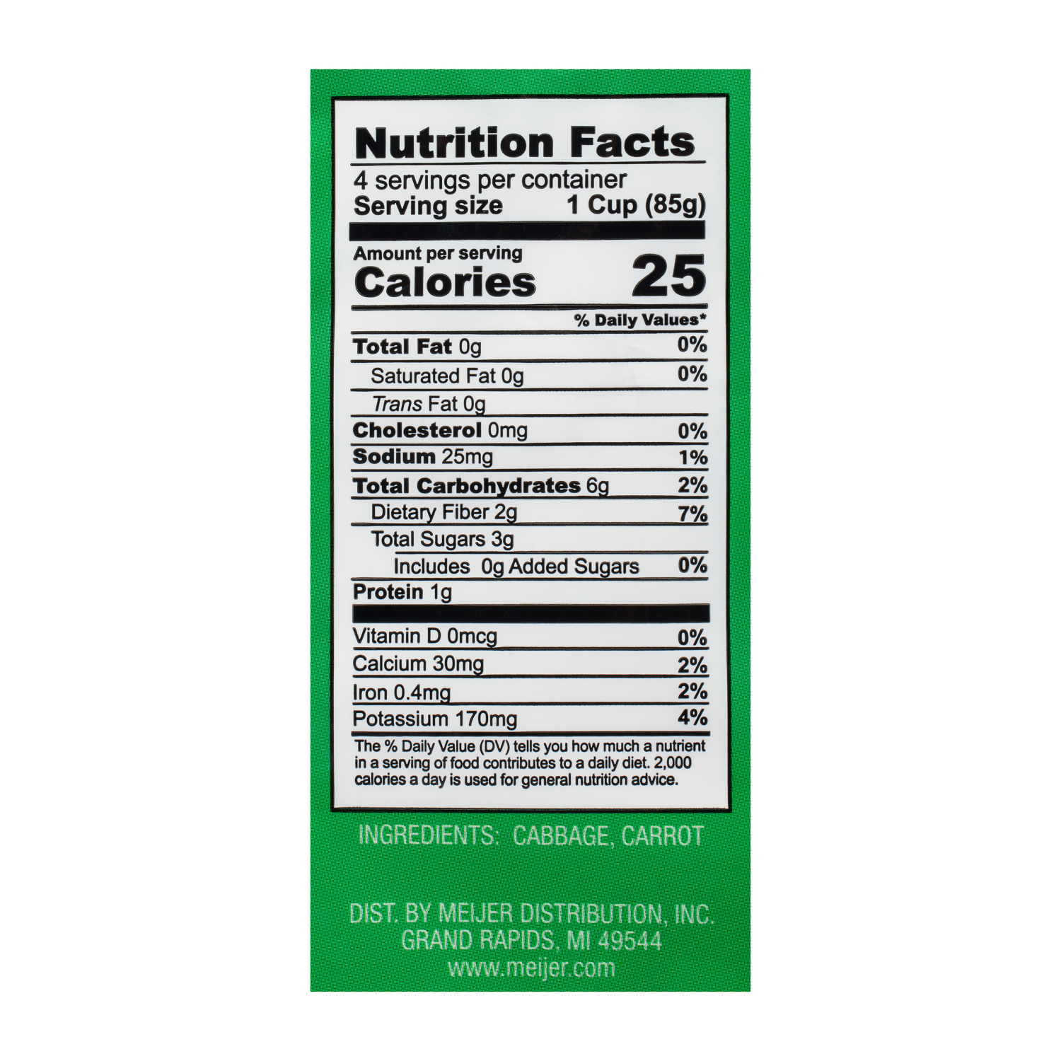 slide 2 of 2, Fresh from Meijer Tri-Color Coleslaw, 14 oz, 14 oz