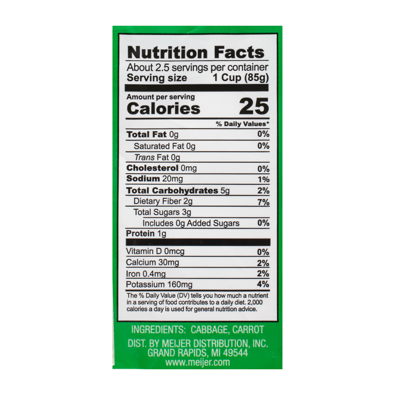 slide 2 of 2, Fresh from Meijer Classic Coleslaw, 8 oz, 8 oz
