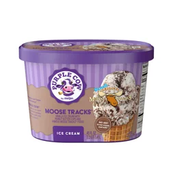 Purple Cow Moose Tracks Ice Cream, 1.5 qt