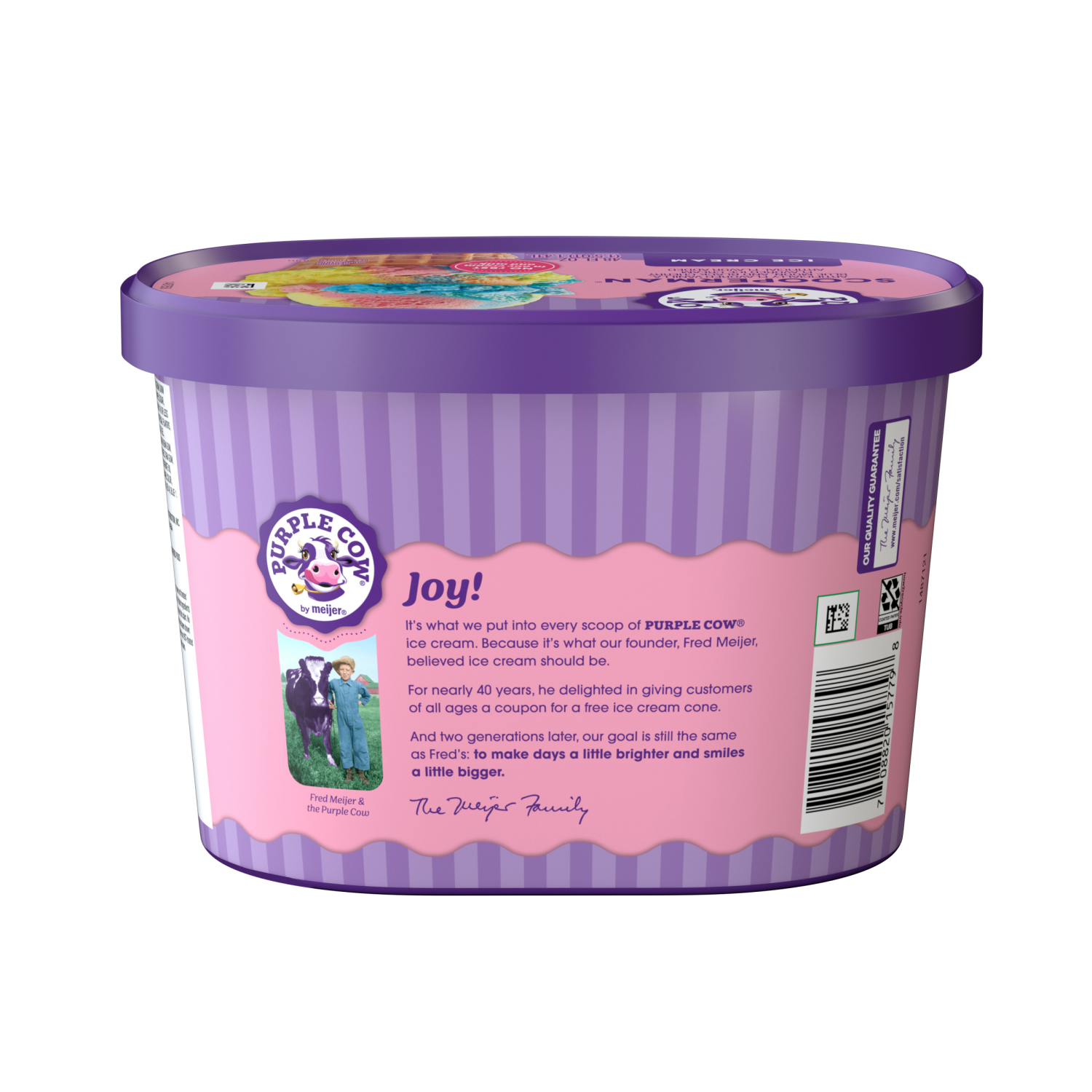 slide 2 of 5, Purple Cow Scooperman Ice Cream, 1.5 qt