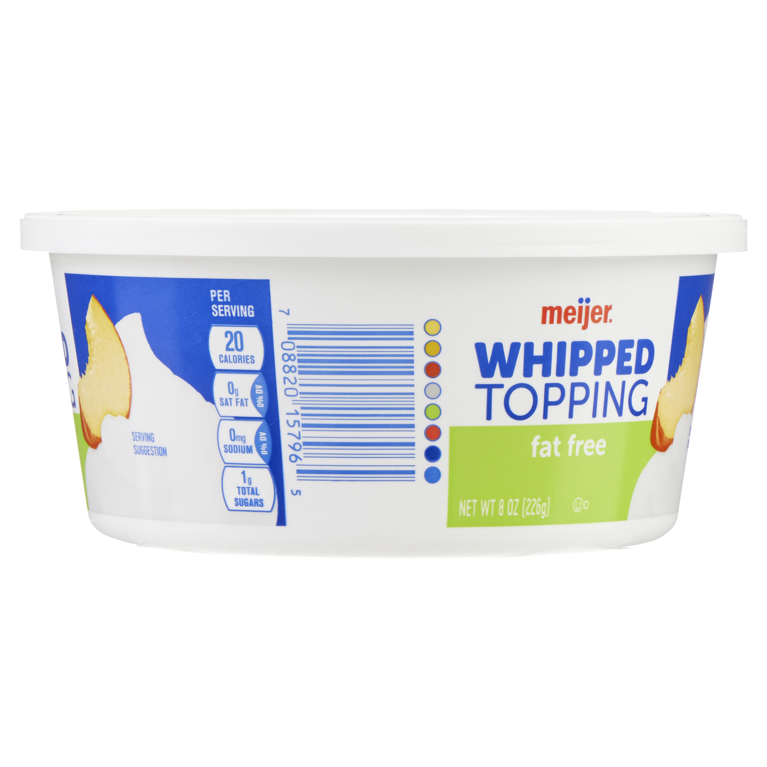 slide 3 of 4, Meijer Whipped Topping Fat Free, 8 oz