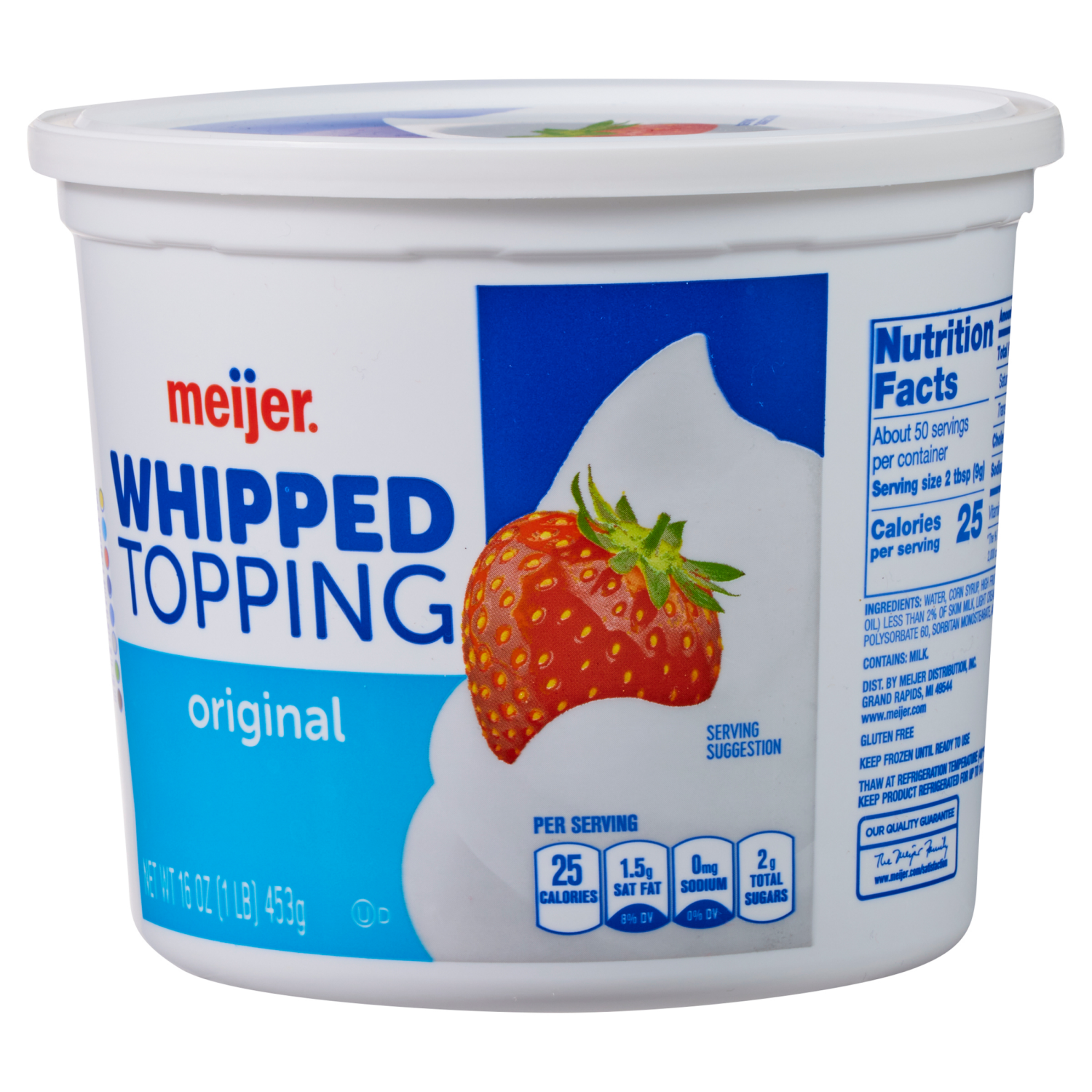 slide 7 of 8, Meijer Whipped Topping, 16 oz
