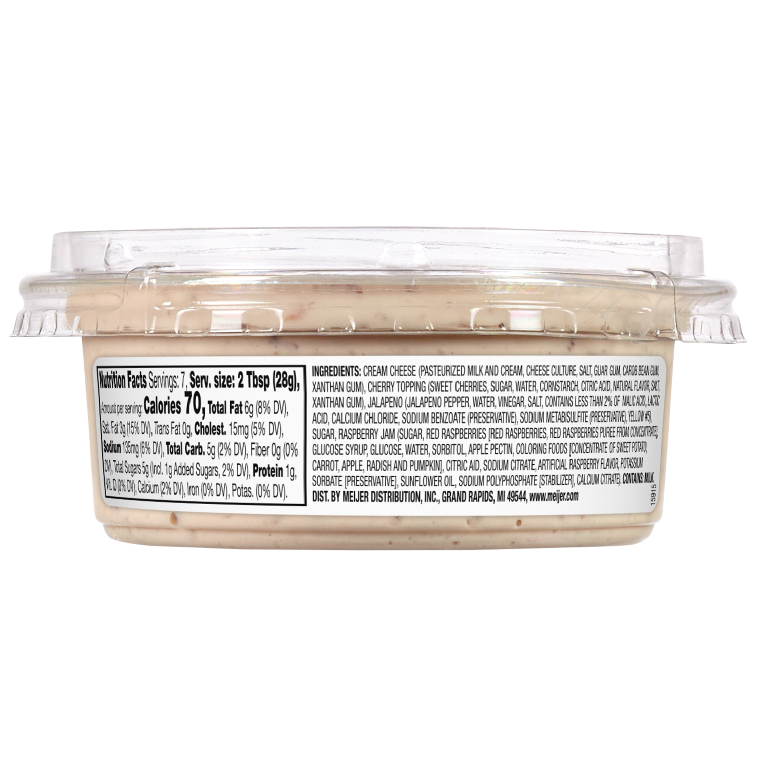 slide 2 of 3, Fresh from Meijer Michigan Cherry Jalapeno Dip, 7 oz