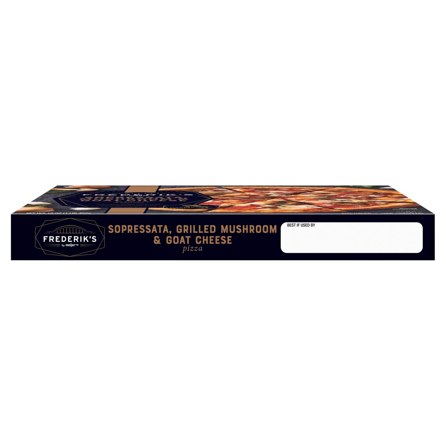 slide 2 of 8, FREDERIKS BY MEIJER Frederik's by Meijer Sopressata, Mushroom & Goat Cheese Pizza, 16 oz