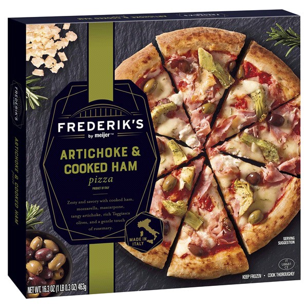 slide 4 of 29, Frederiks by Meijer Artichoke & Ham Pizza, 16.3 oz
