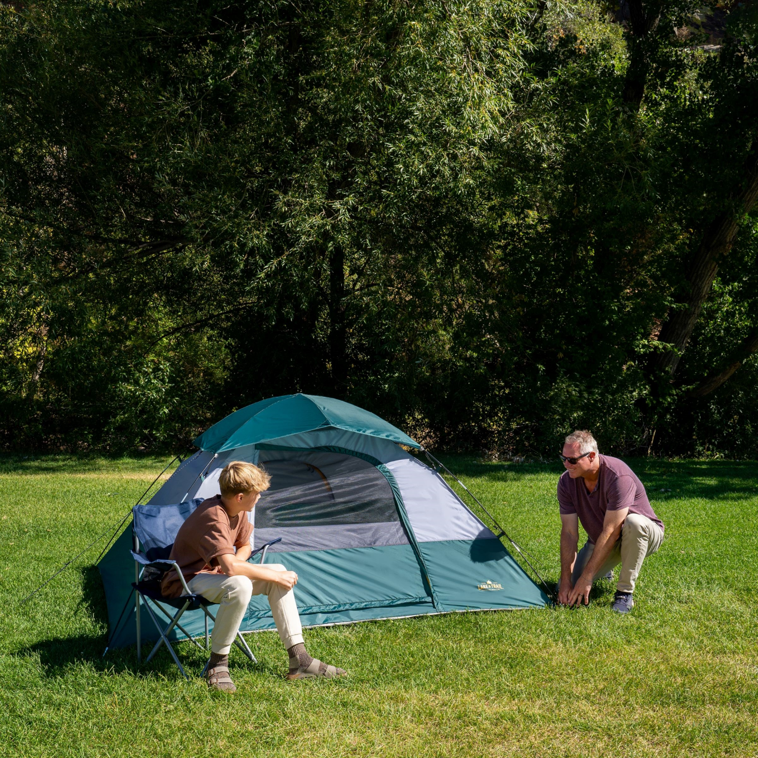 slide 6 of 8, Lake & Trail Highland Pine 4 Person Dome Tent, 1 ct