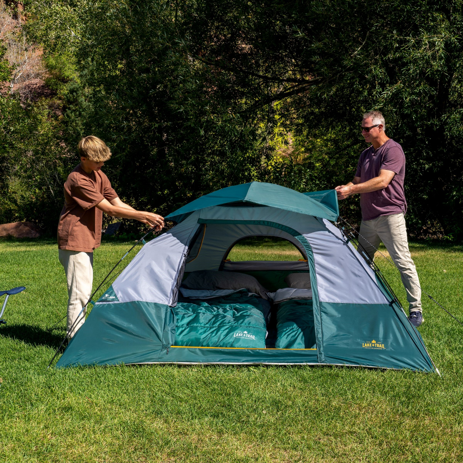 slide 7 of 8, Lake & Trail Highland Pine 4 Person Dome Tent, 1 ct