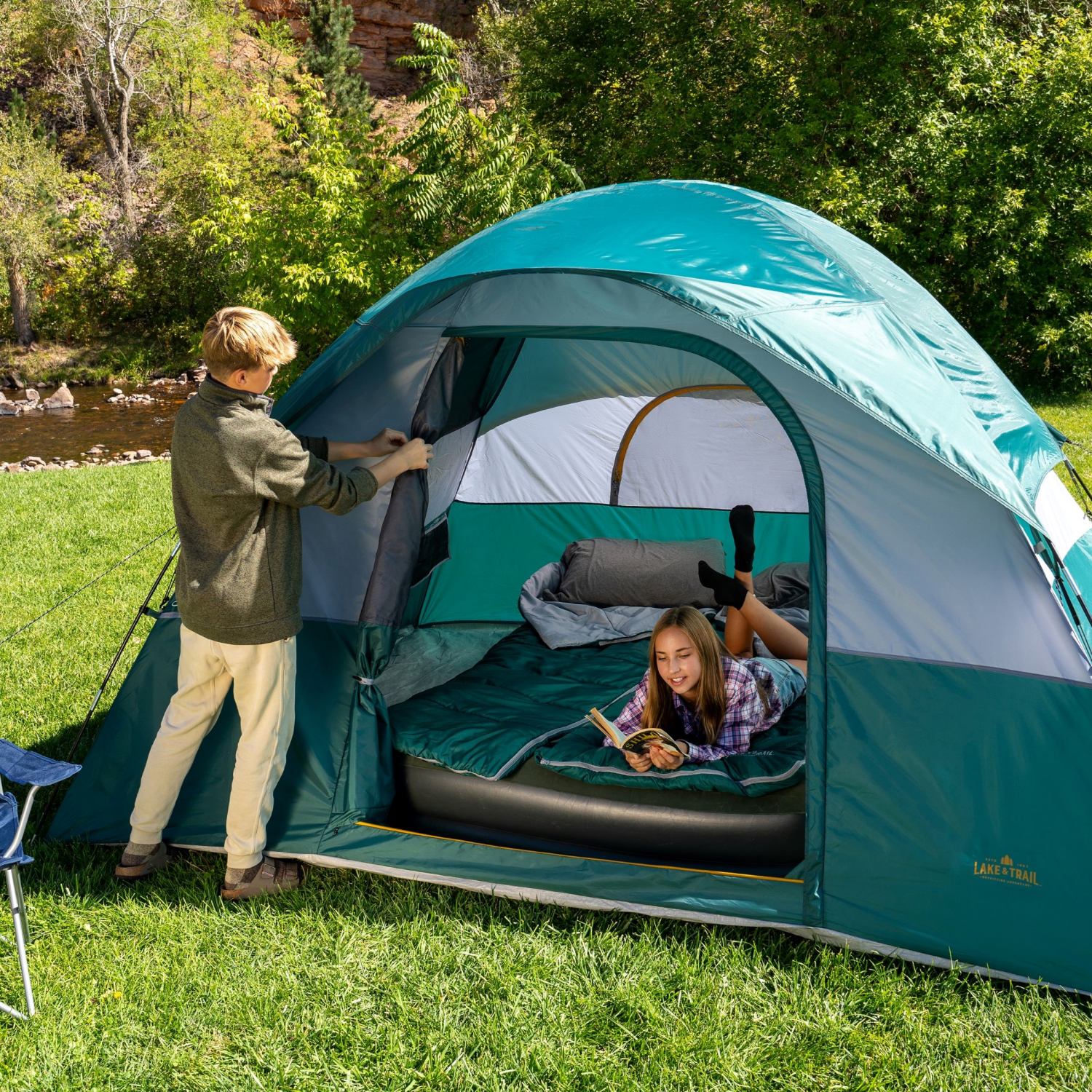slide 6 of 7, Lake & Trail Highland Pine 6 Person Dome Tent, 1 ct