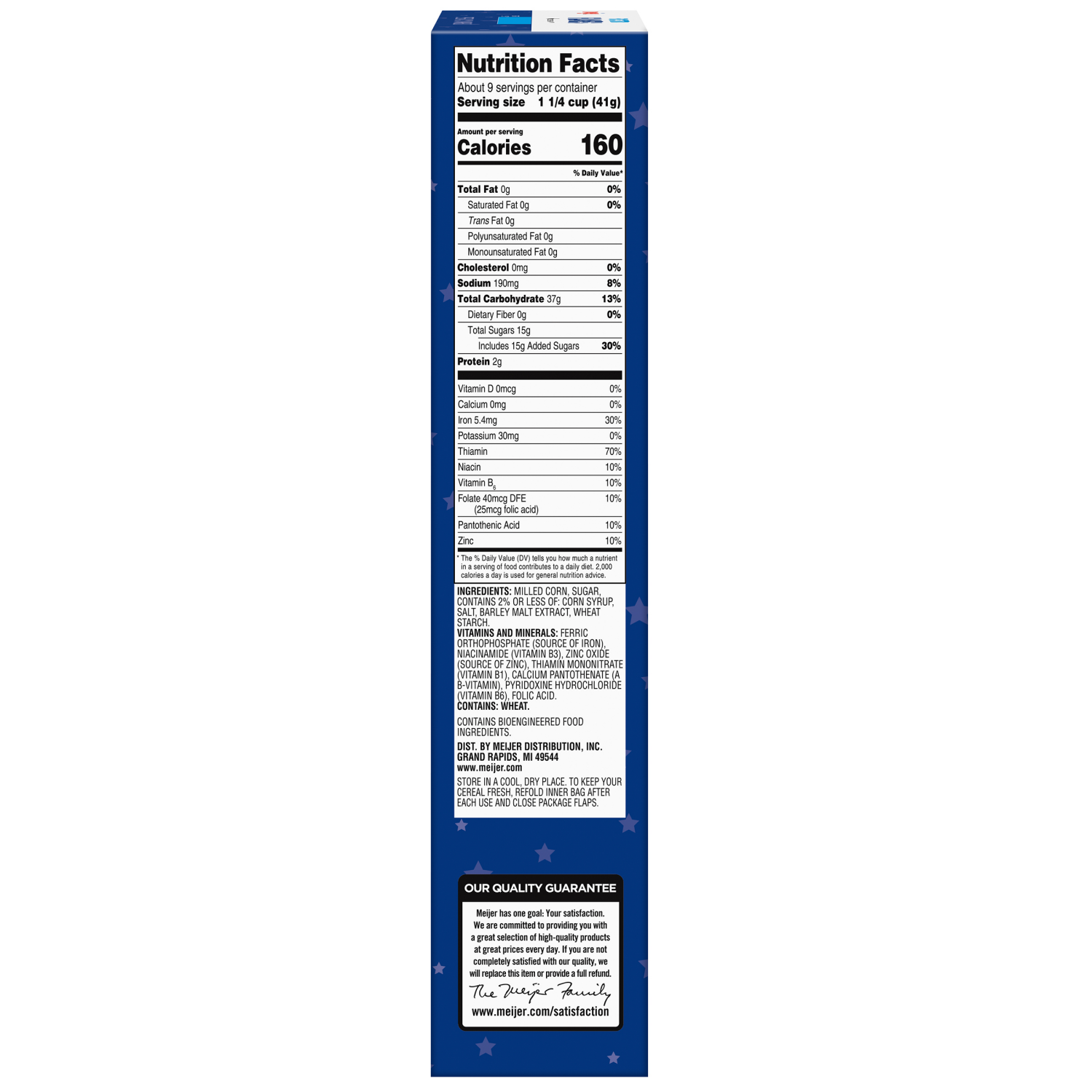 slide 3 of 5, Meijer Frosted Flakes 13.5z, 19 oz
