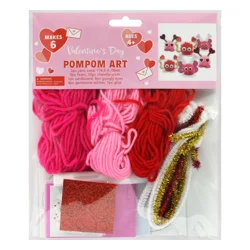 Meijer Corporate Seasonal MCS VAL HEART POMPOM ART