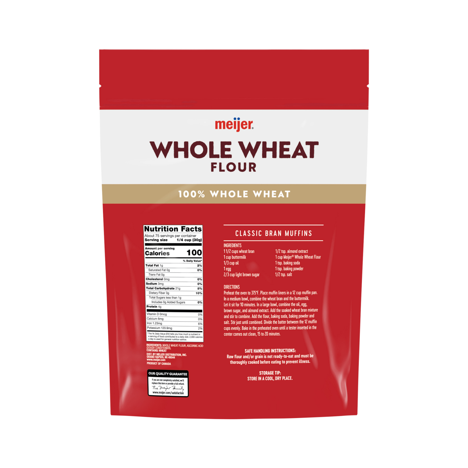slide 2 of 4, Meijer Whole Wheat Bread, 5 lb