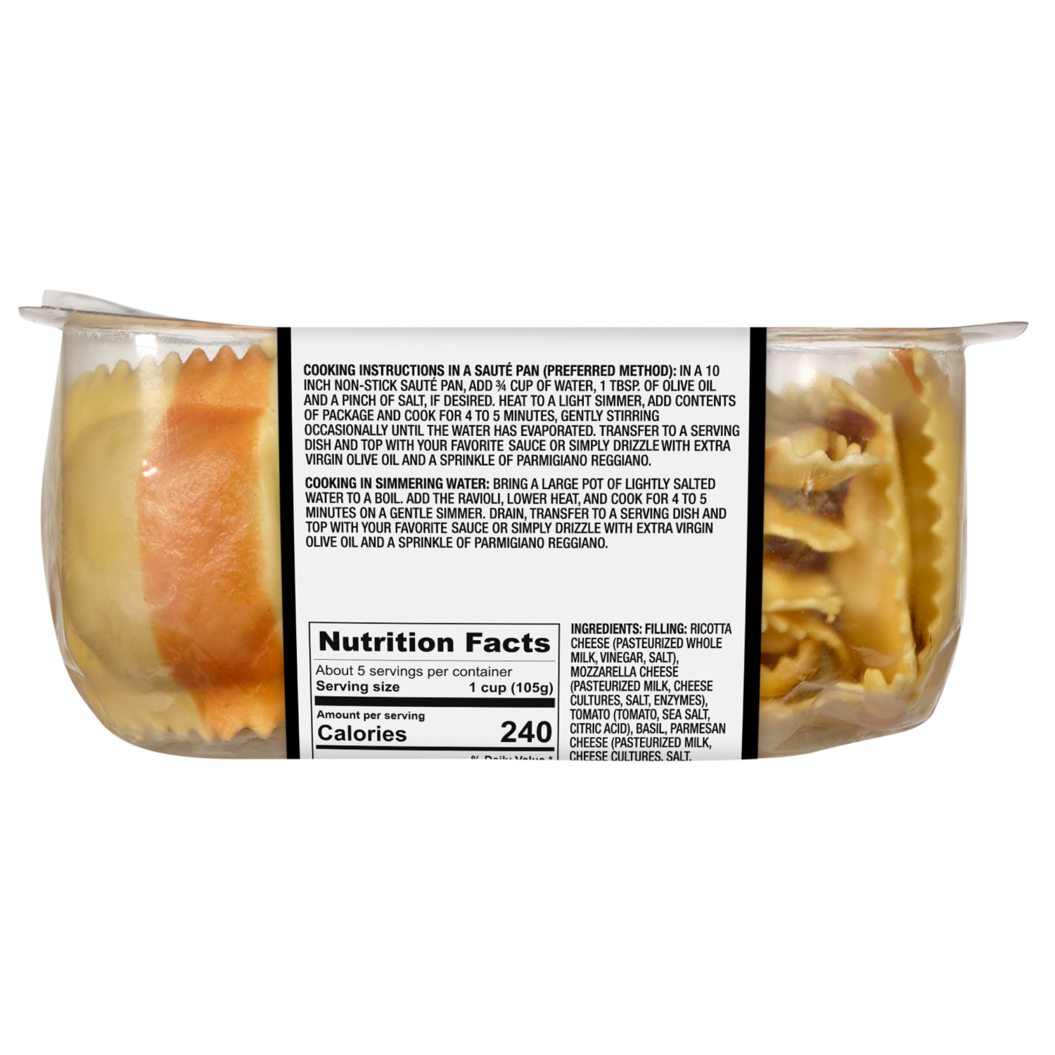 slide 2 of 2, FREDERIKS BY MEIJER Frederik's by Meijer Tomato Basil Mozzarella Refrigerated Pasta, 20 oz