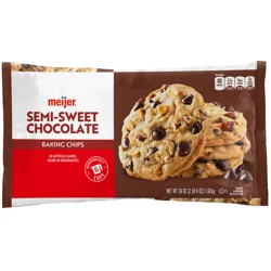 Meijer Semi-Sweet Chocolate Baking Chips