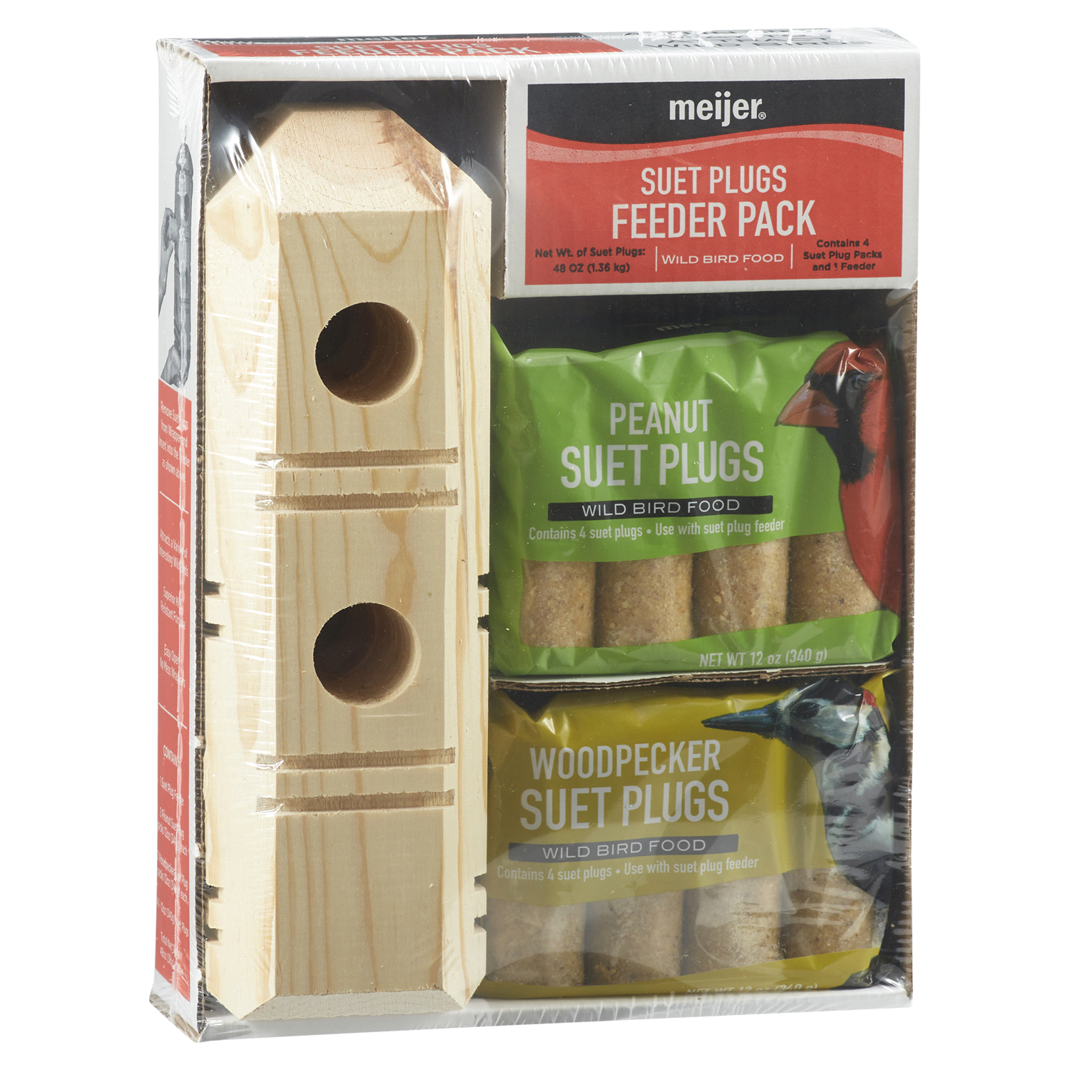 slide 4 of 5, MEIJER WB PEANUT SUET BALLS, 4 ct; 4 fl oz