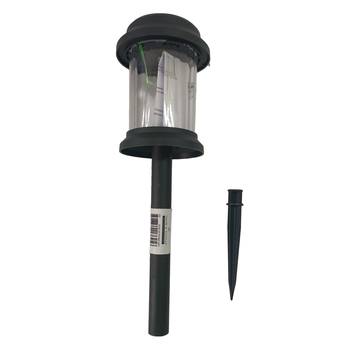 slide 2 of 2, ROOM & RETREAT RR Solar Power LED Filament Pathway Light, 16.61 Inch, 16.61 in