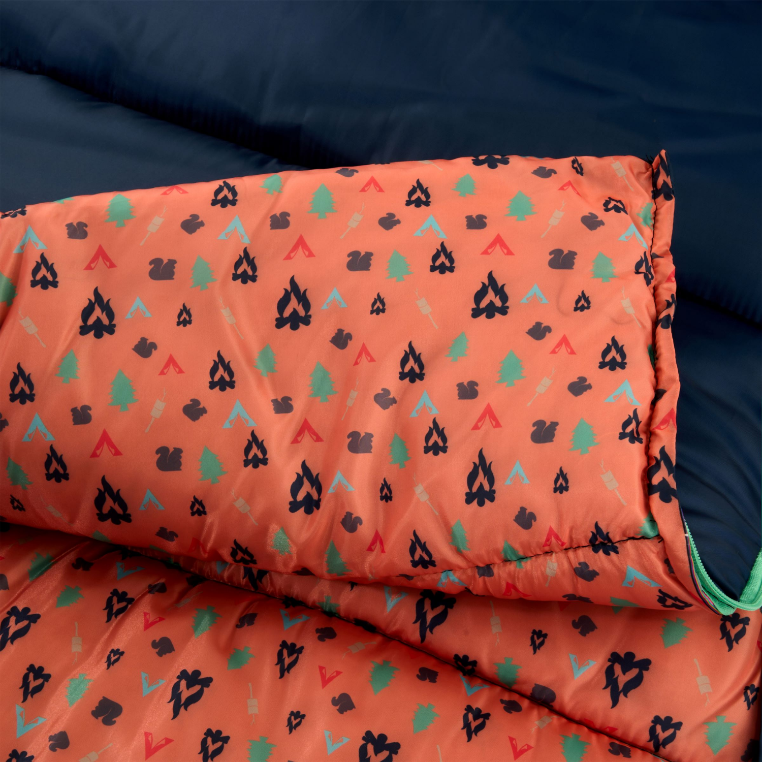 slide 8 of 8, Lake & Trail S'mores 50F Youth Sleeping Bag, 1 ct