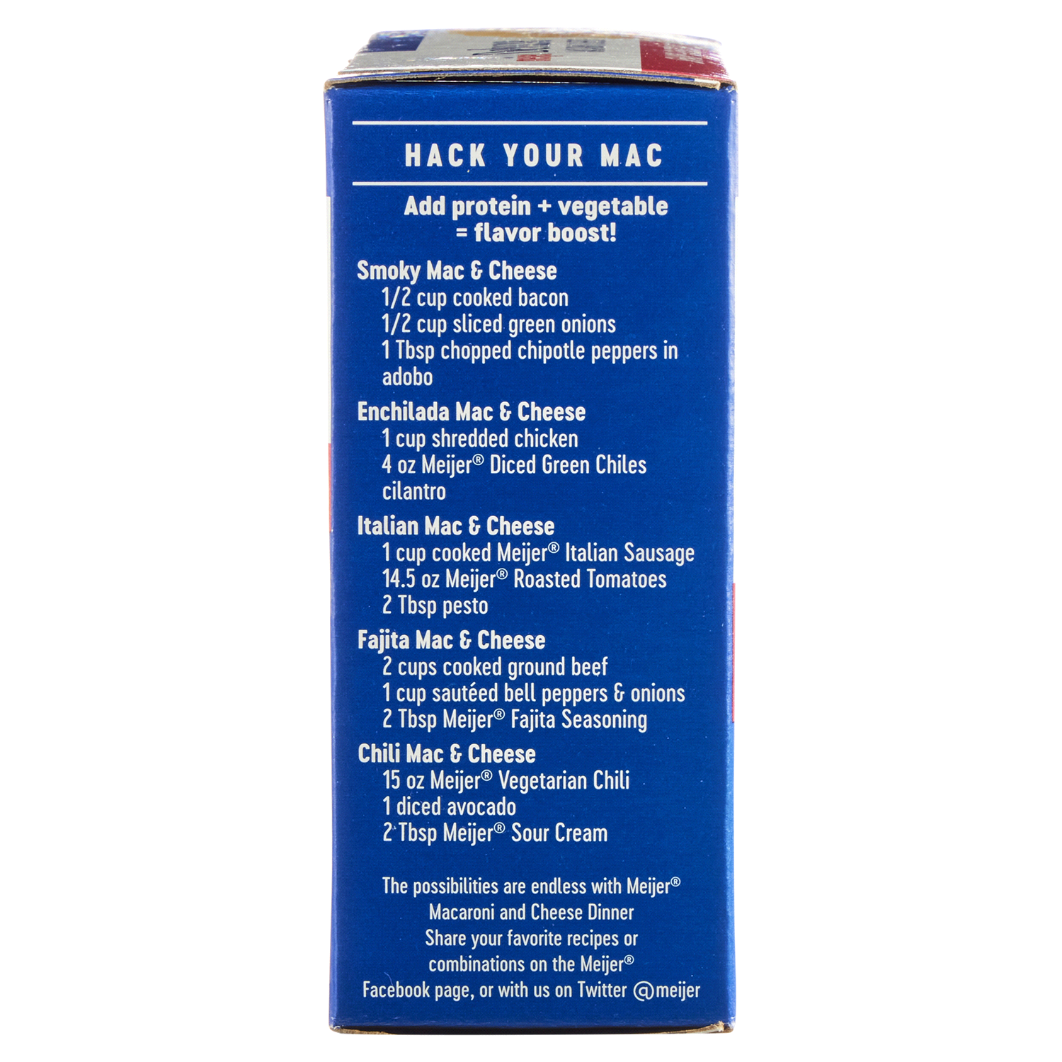 slide 2 of 5, Meijer Deluxe Sharp Cheddar Mac and Cheese, 14 oz