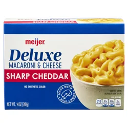 Meijer Deluxe Sharp Cheddar Mac and Cheese