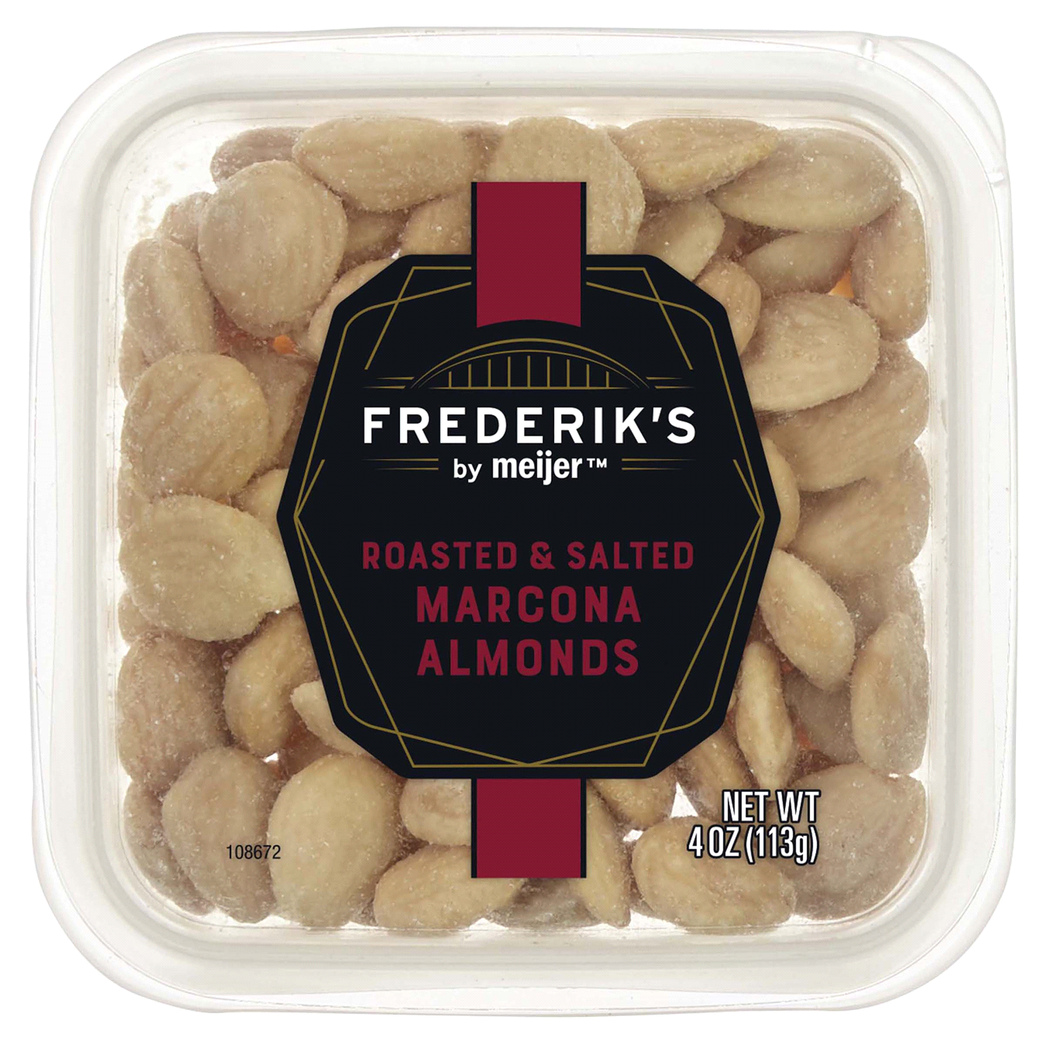 slide 1 of 2, FREDERIKS BY MEIJER Frederik's by Meijer Roasted & Salted Marcona Almonds, 4 oz., 4 oz