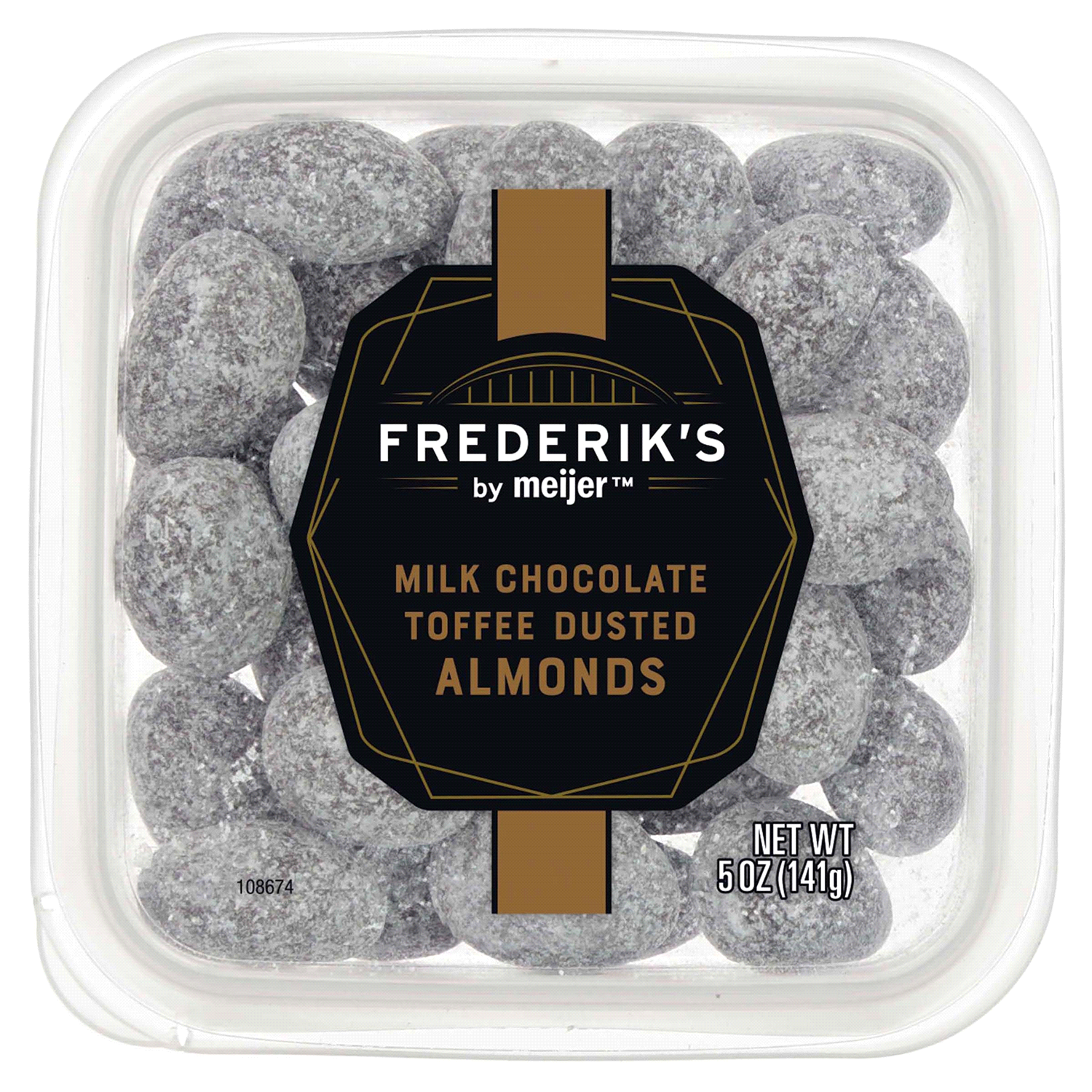 slide 1 of 2, FREDERIKS BY MEIJER Frederik's by Meijer Milk Chocolate Toffee Dusted Almonds, 5 oz., 5 oz