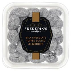 FREDERIKS BY MEIJER Frederik's by Meijer Milk Chocolate Toffee Dusted Almonds, 5 oz.