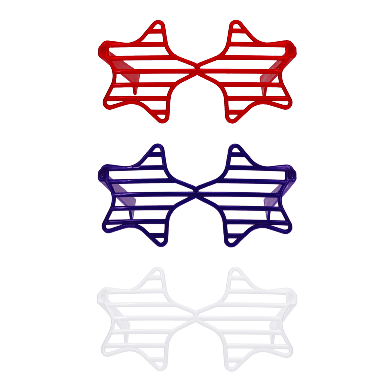 slide 4 of 5, Meijer Corporate Seasonal Meijer Patriotic Glasses, 6 ct