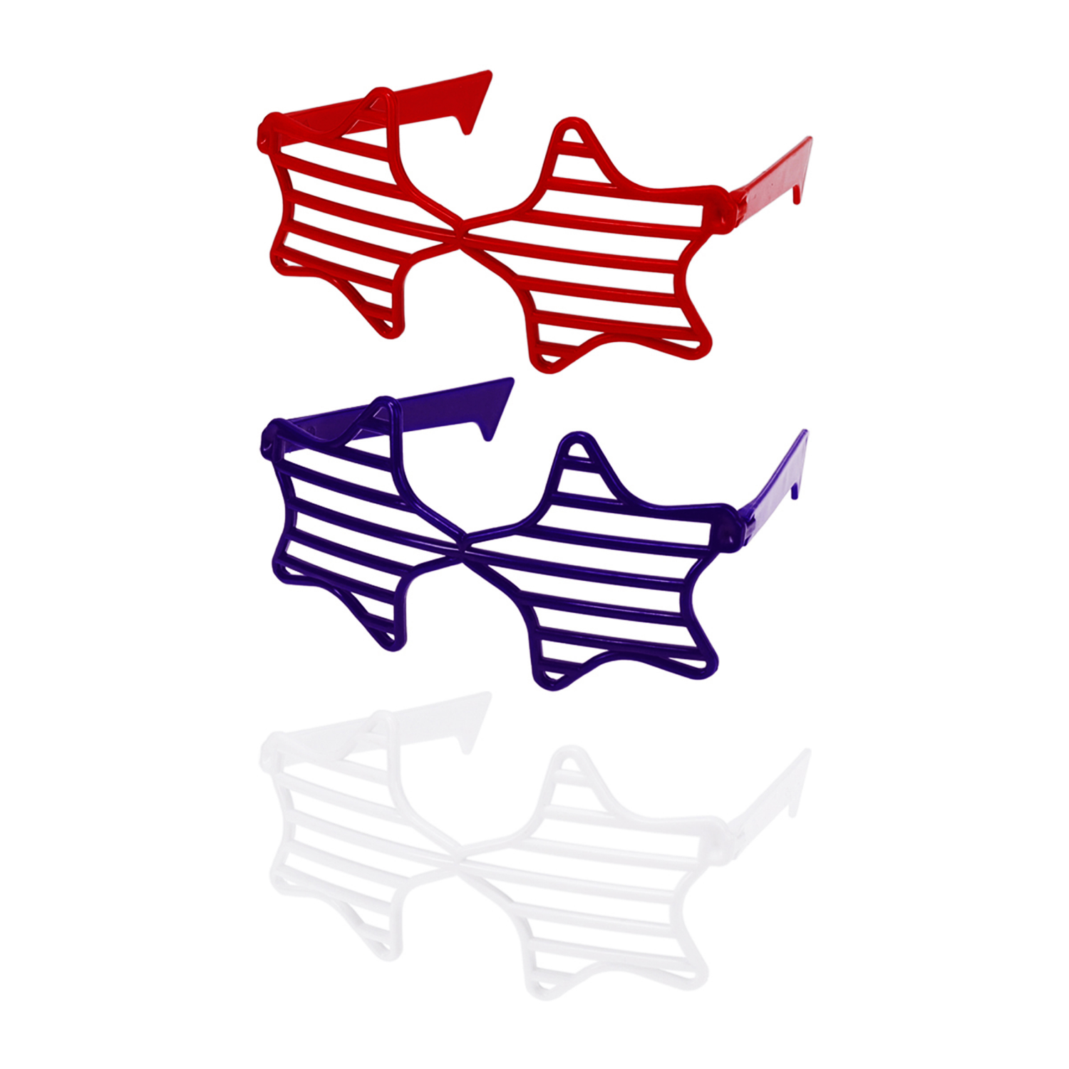 slide 2 of 5, Meijer Corporate Seasonal Meijer Patriotic Glasses, 6 ct