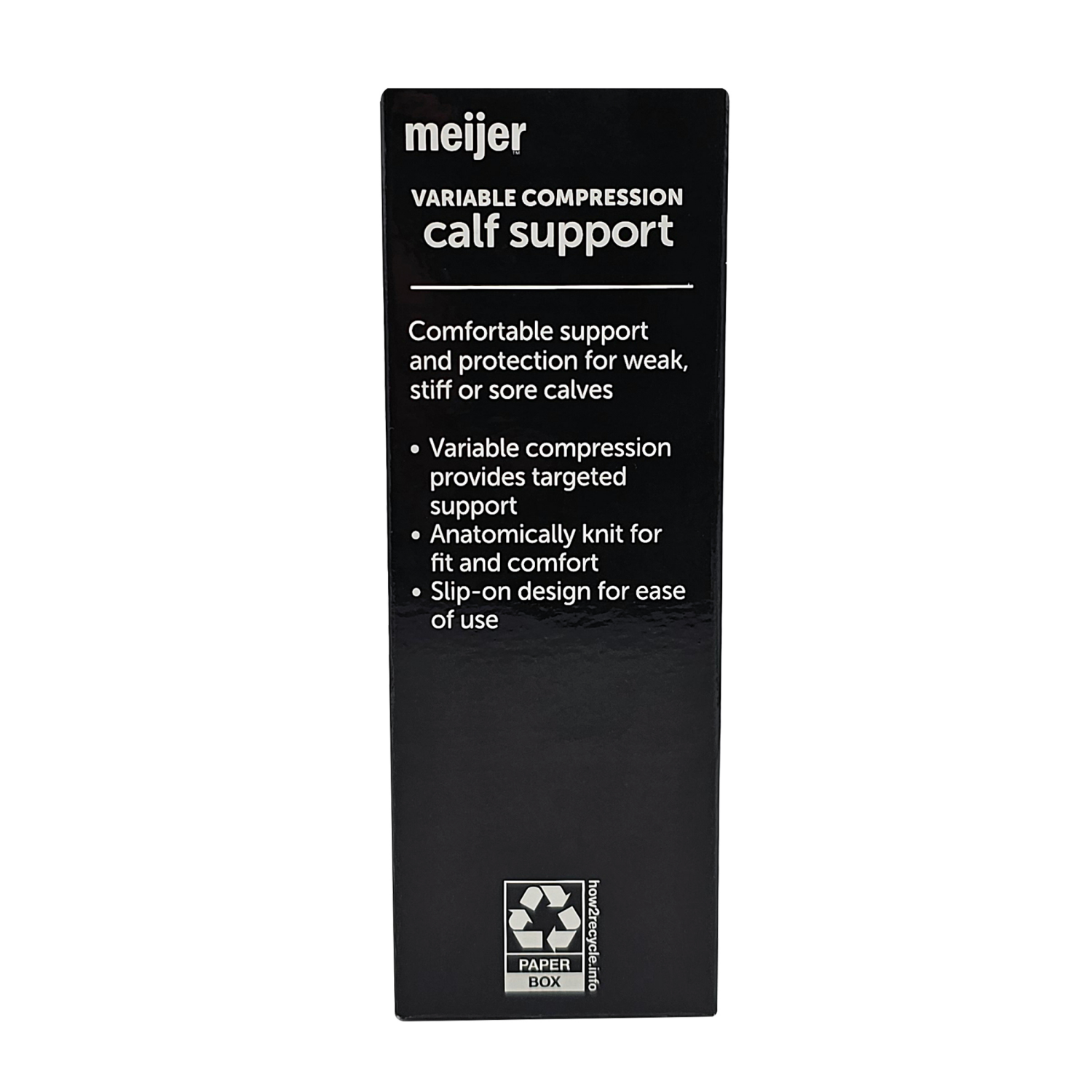 slide 3 of 4, Meijer Calf Compression Sleeve L/Xl, LG/XL