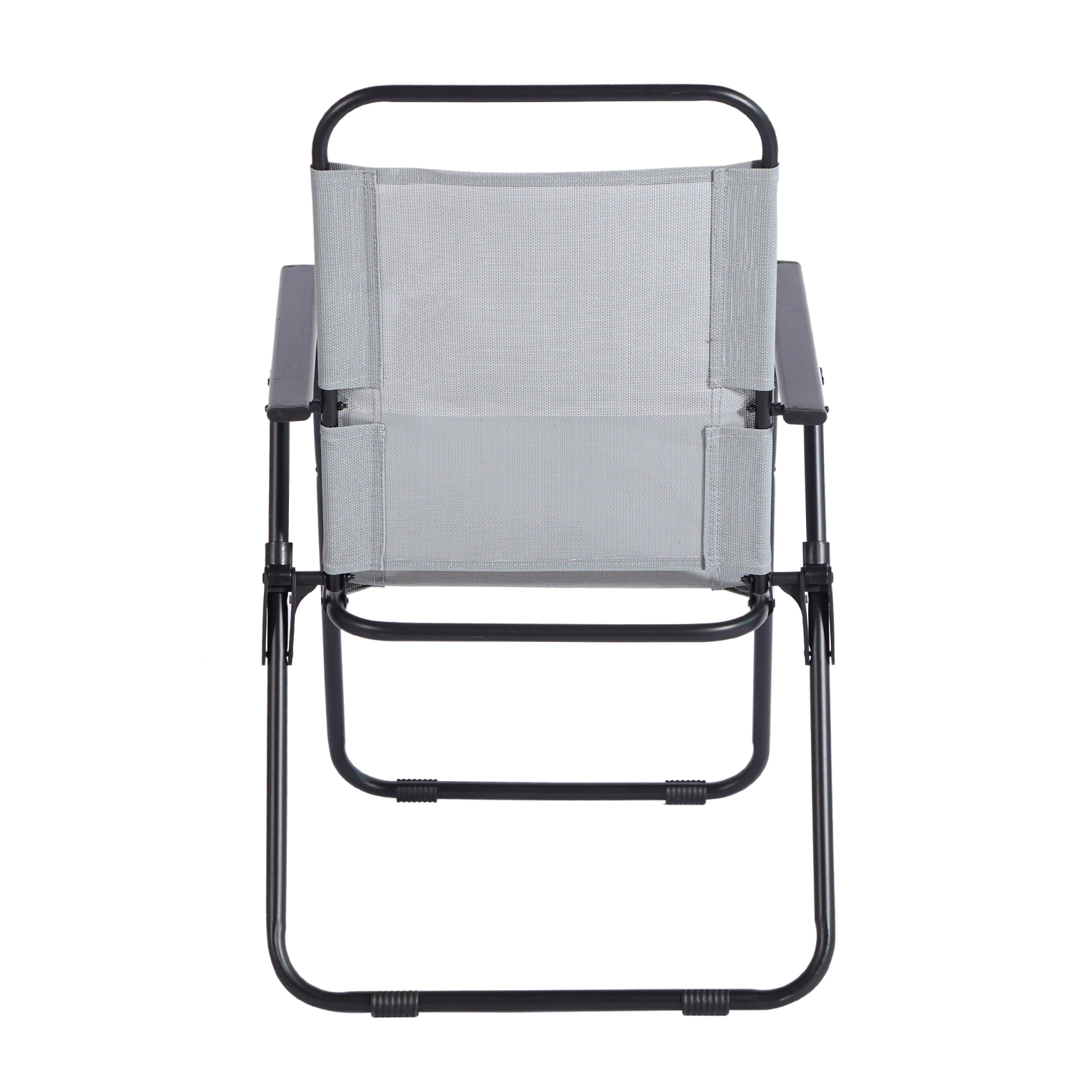 slide 2 of 5, Room & Retreat, Sling Folding Chair, Gray, 25.98 in