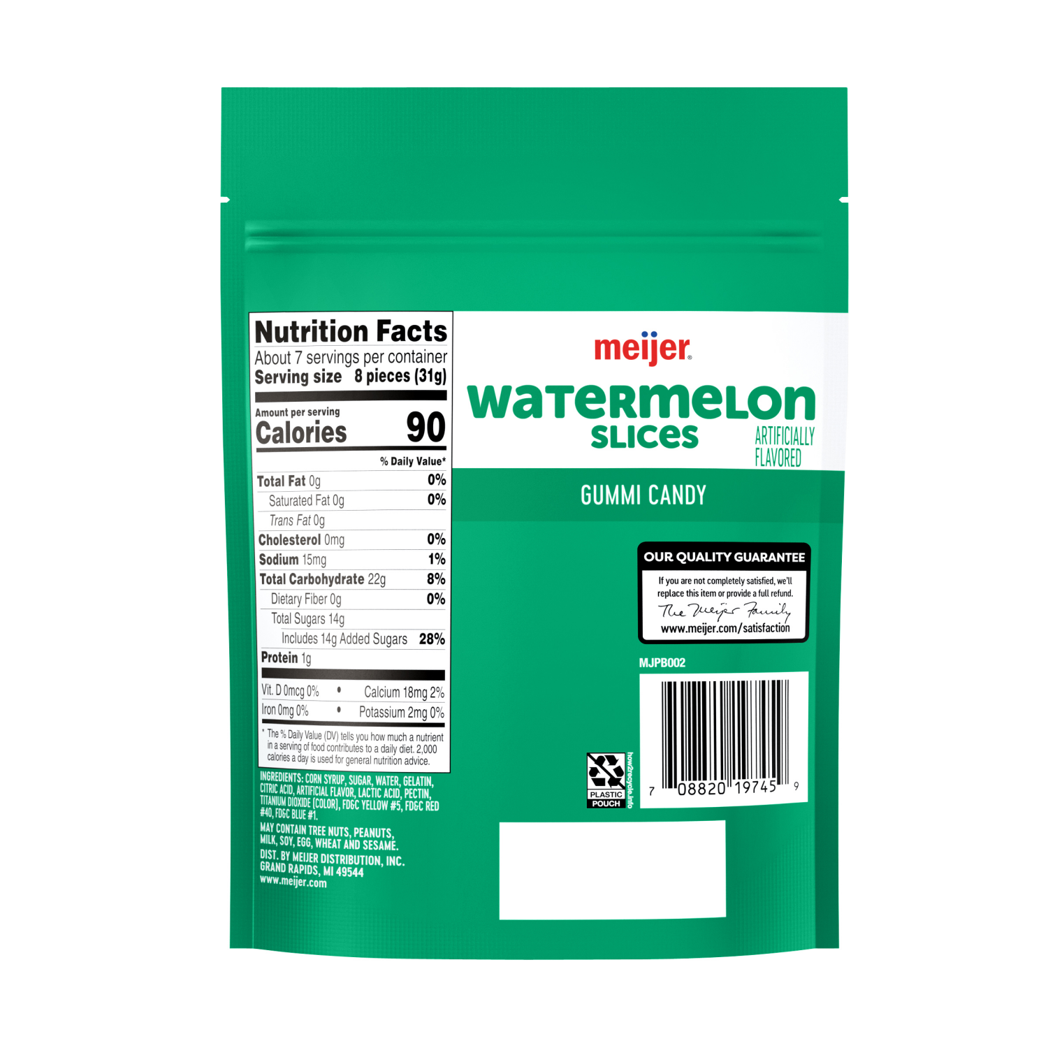 slide 2 of 2, Meijer Watermelon Slices Candy, 8oz, 8 oz