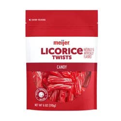 Meijer Licorice Twist Candy, 6oz