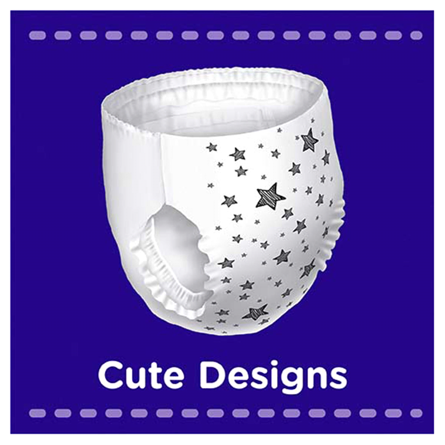 slide 3 of 7, Meijer Nighttime Underwear S/M, 44 ct