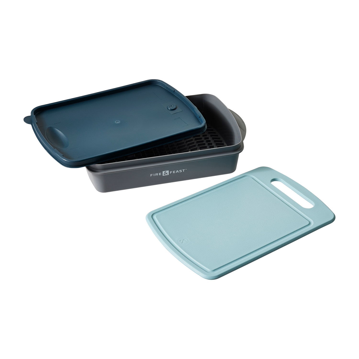 slide 3 of 5, Fire & Feast Prep & Slice 3pc Grilling Set, 3 ct