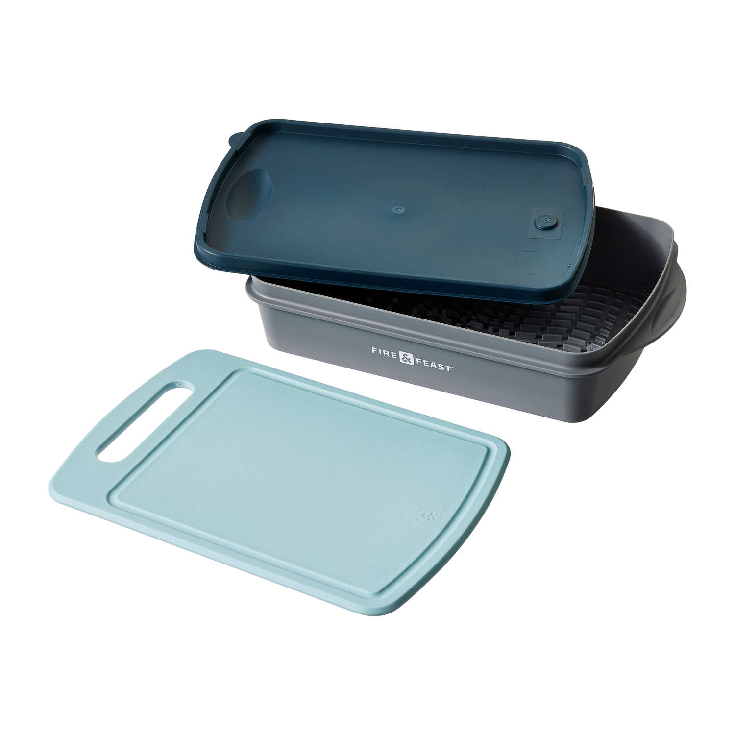 slide 5 of 5, Fire & Feast Prep & Slice 3pc Grilling Set, 3 ct