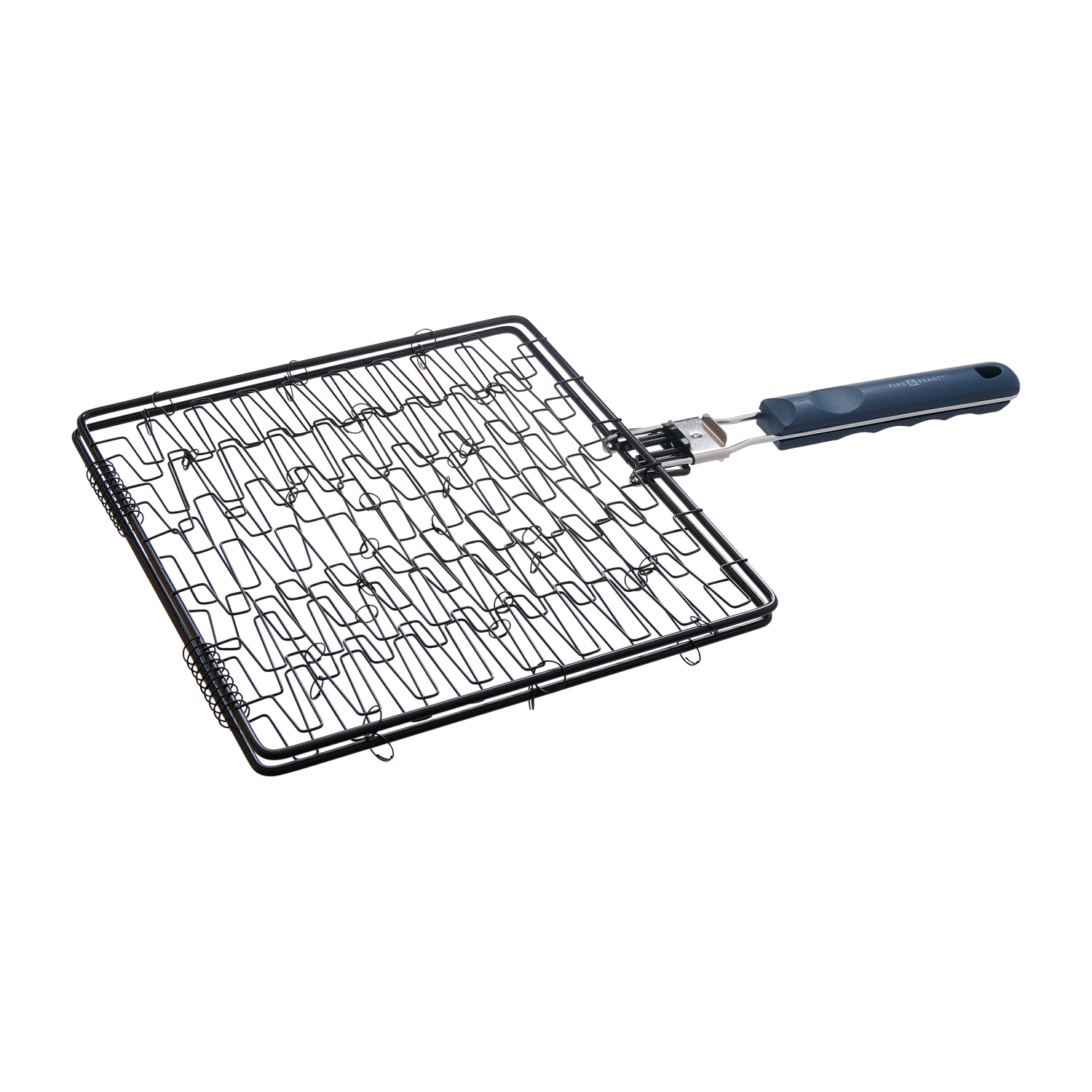slide 3 of 3, Fire & Feast Non-Stick Expandable Grill Basket Basket, 12 in