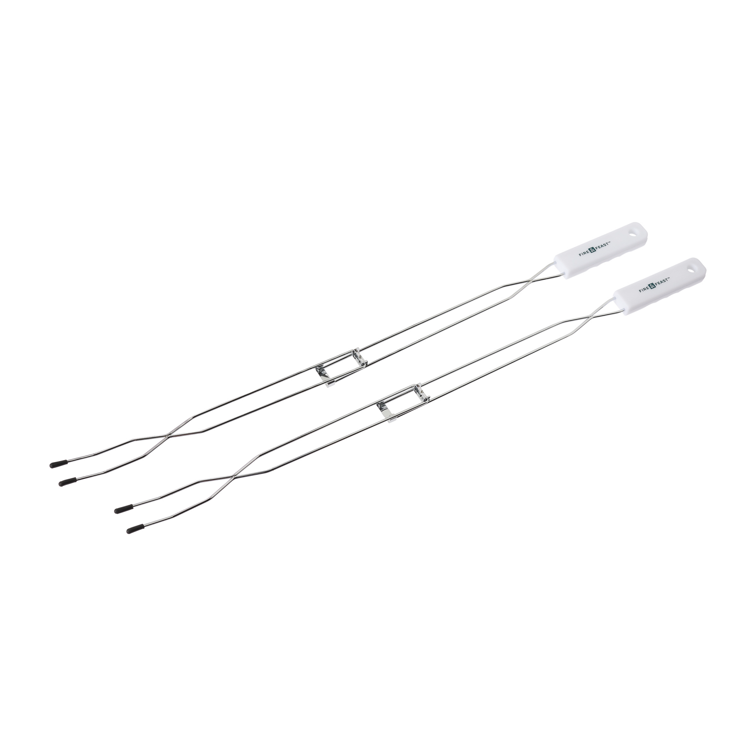 slide 4 of 4, Fire & Feast Foldable Glow Forks 2ct, 2 ct