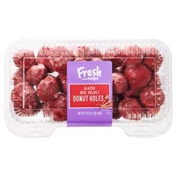 Donut Hole Cake Red Velvet Glazed