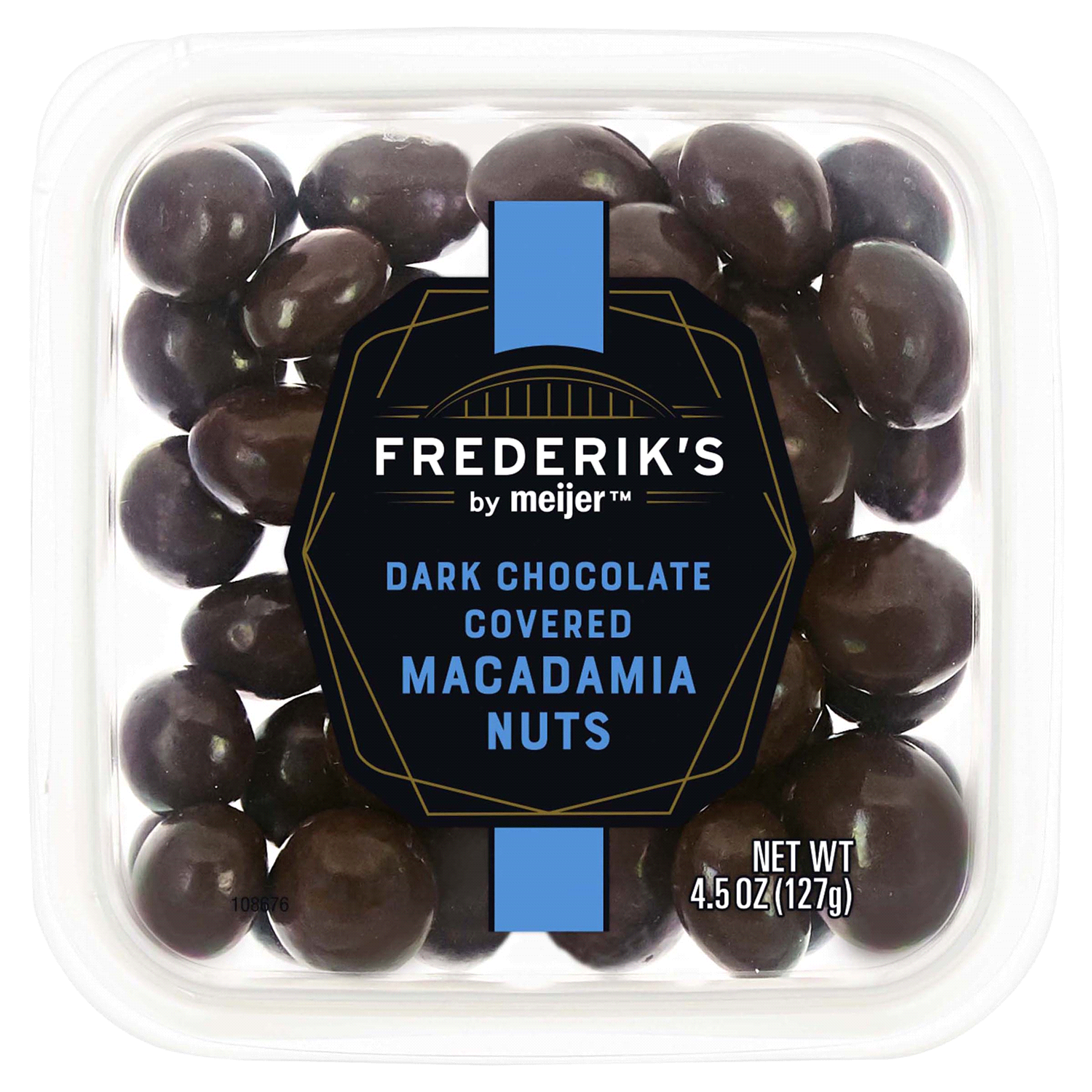 slide 1 of 2, FREDERIKS BY MEIJER Frederik's by Meijer Dark Chocolate Macadamia Nuts, 4.5 oz., 4.5 oz