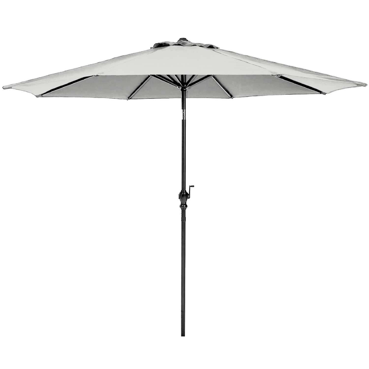 slide 1 of 1, Room & Retreat Solar Patio Umbrella, 9ft, 9 ft
