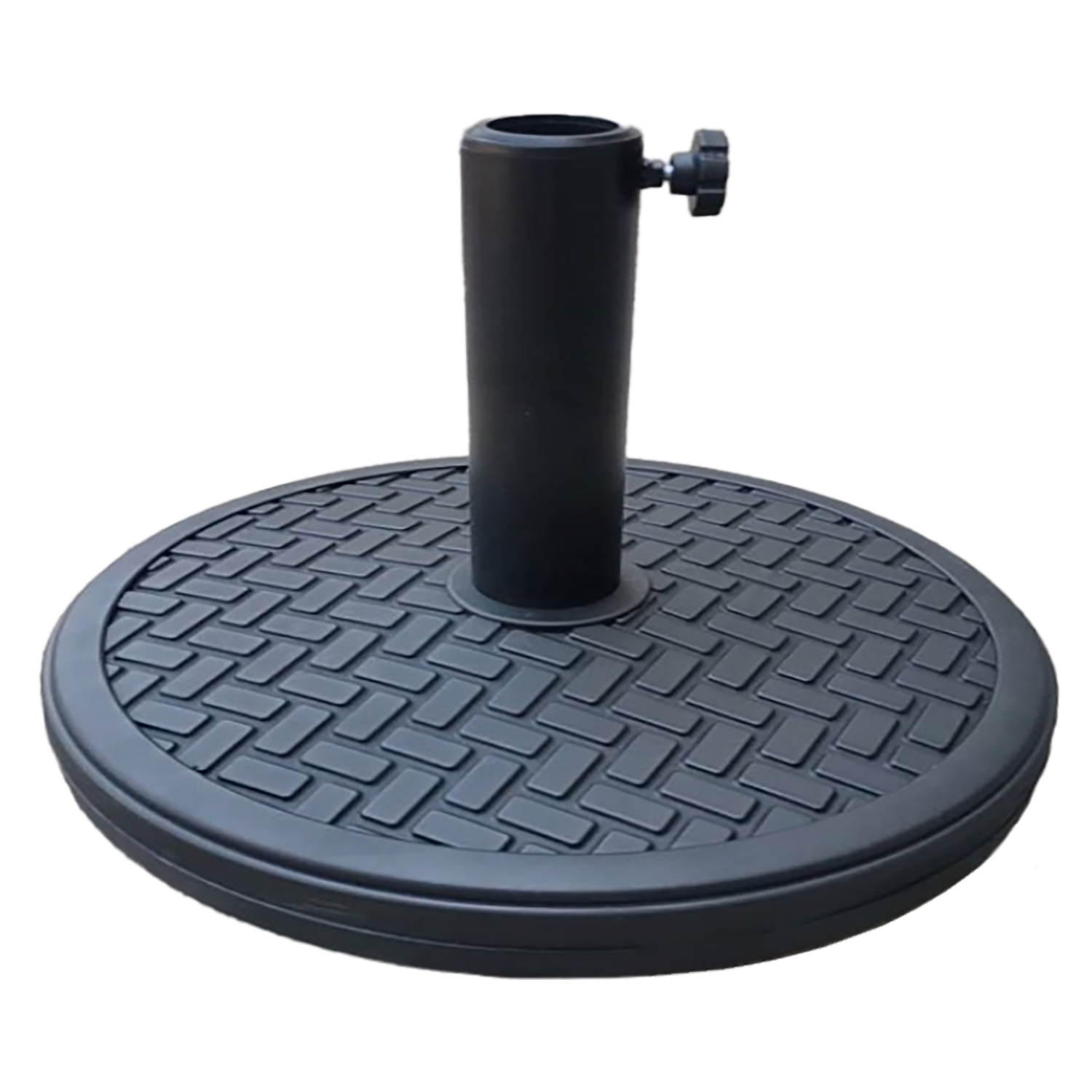 slide 1 of 1, Room & Retreat Basket Patio Umbrella Base, 27.5lb, 27.5 lb