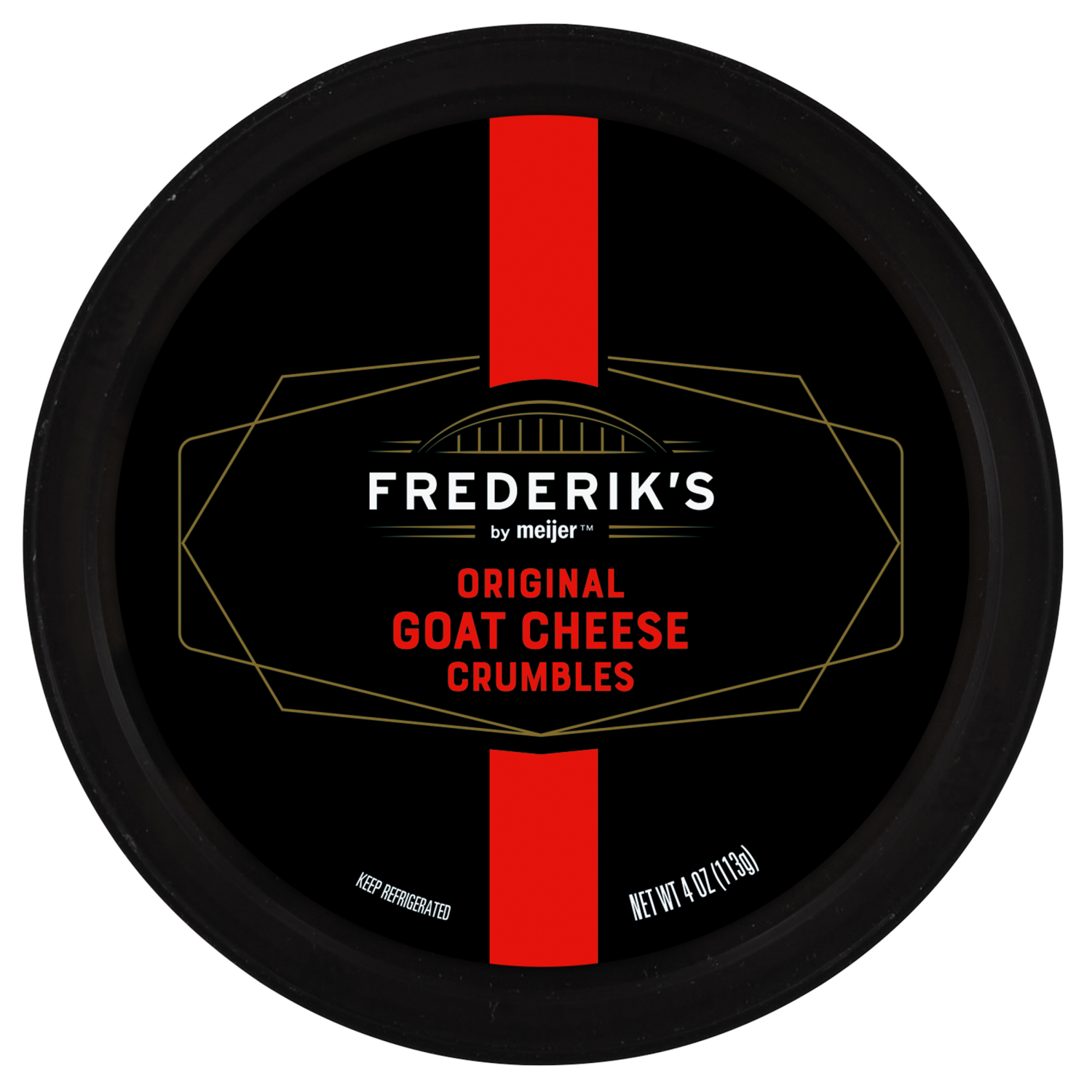 slide 1 of 4, Frederik's by Meijer Original Goat Cheese Crumble, 4 oz