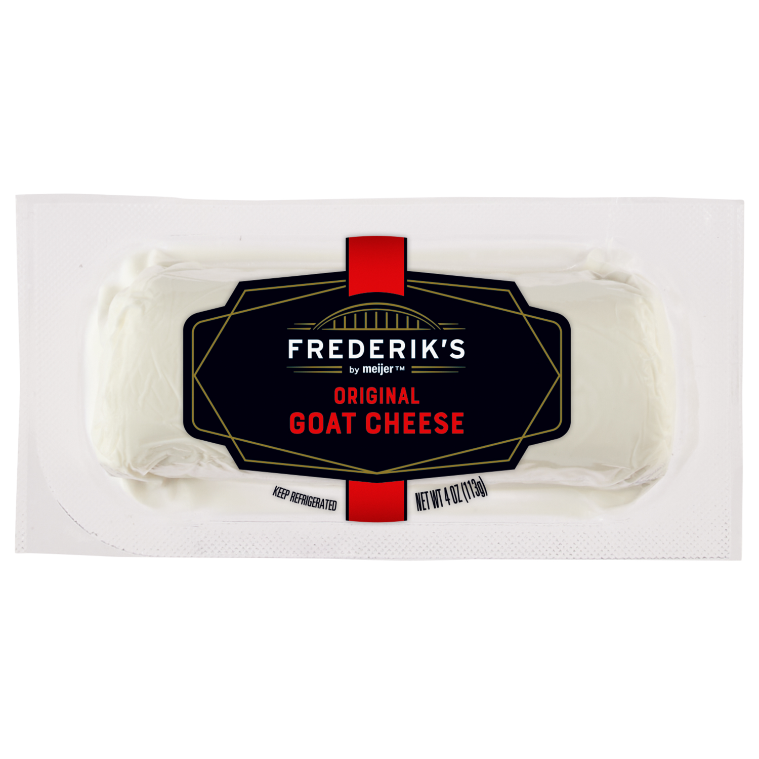 slide 1 of 2, Frederik's by Meijer Original Goat Cheese, 4 oz, 4 oz