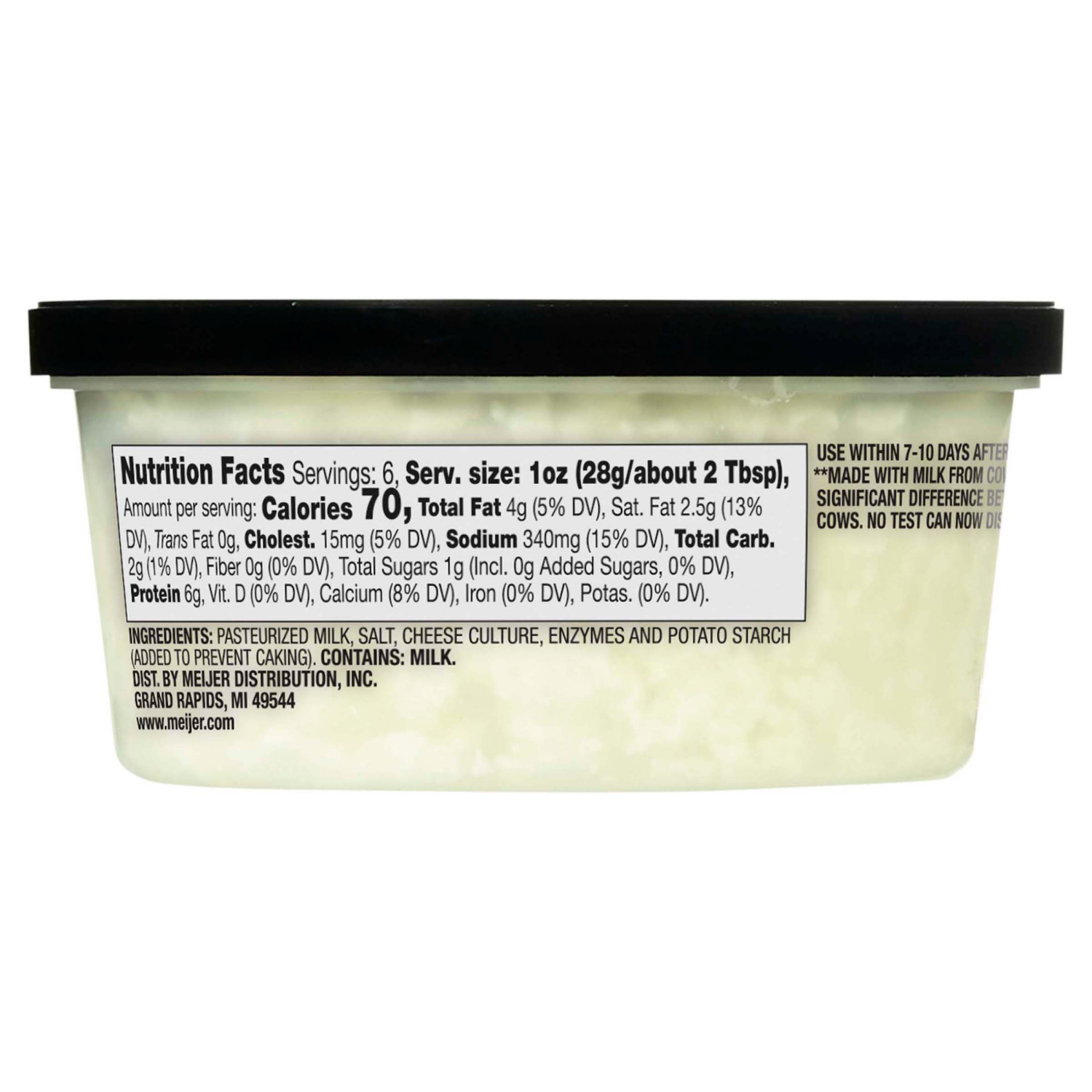 slide 4 of 5, Frederik's by Meijer Traditional Feta Cheese Crumbles, 6 oz., 6 oz