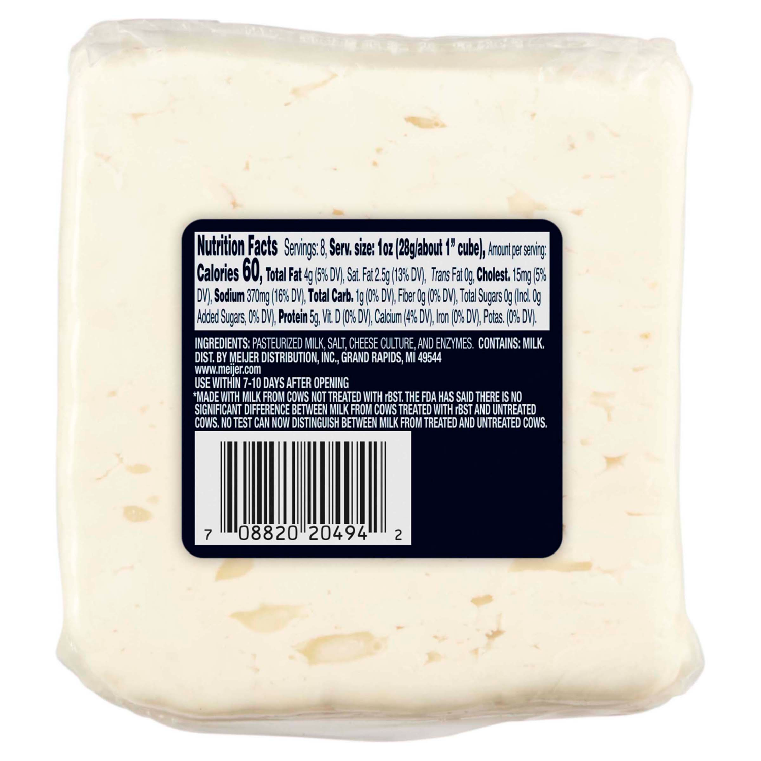slide 2 of 2, Frederik's by Meijer Traditional Feta Chunk Cheese, 8 oz., 8 oz