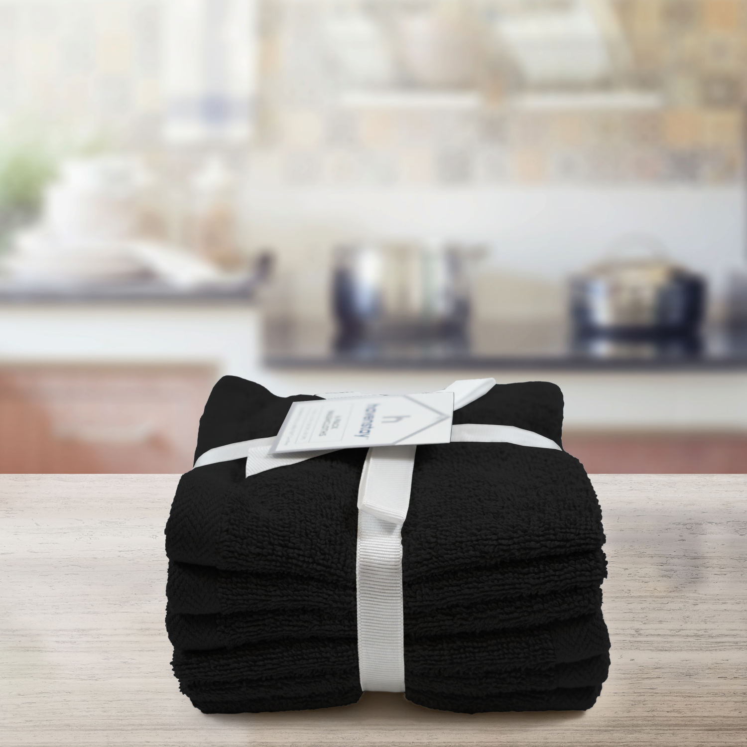 slide 2 of 4, Havenstay Washcloth, 12 in x 12 in, 6pk, Meteorite, 6 ct