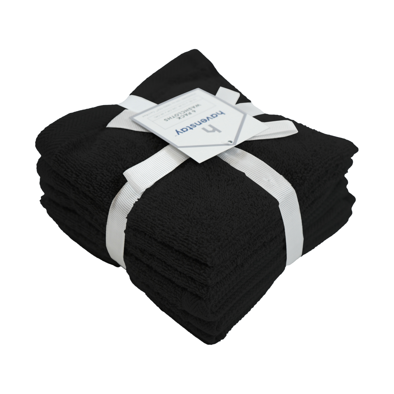 slide 3 of 4, Havenstay Washcloth, 12 in x 12 in, 6pk, Meteorite, 6 ct