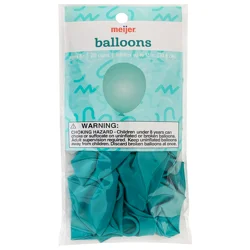 Meijer Helium Balloons Teal
