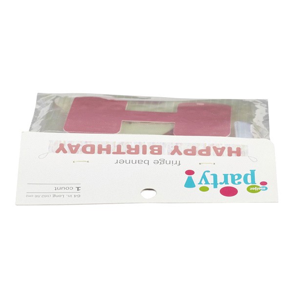 slide 21 of 25, Meijer"Happy Birthday" Fringe Banner, 64 in, 1 ct