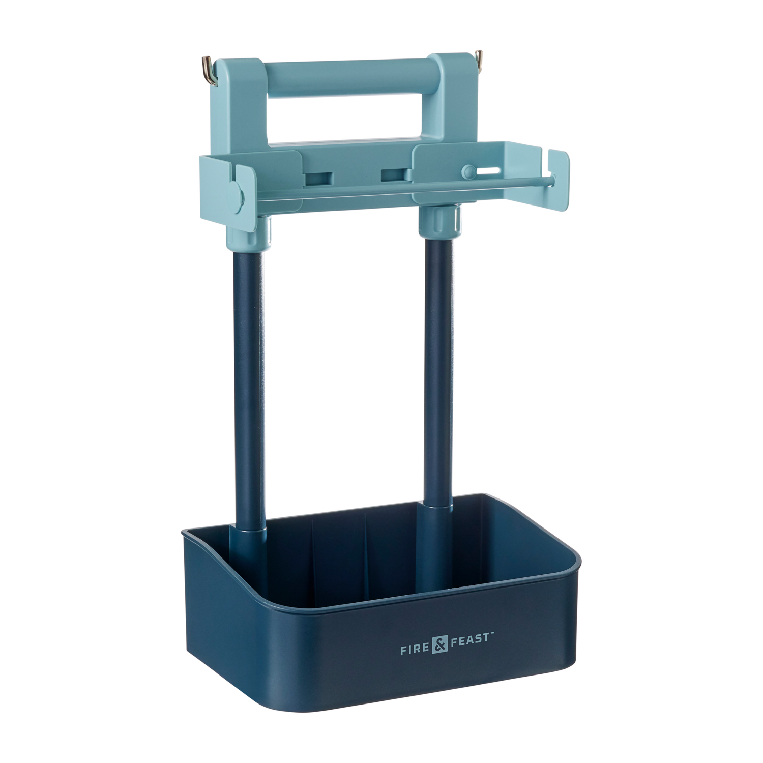 slide 3 of 3, Fire & Feast BBQ Serving Caddy Black, 20 in