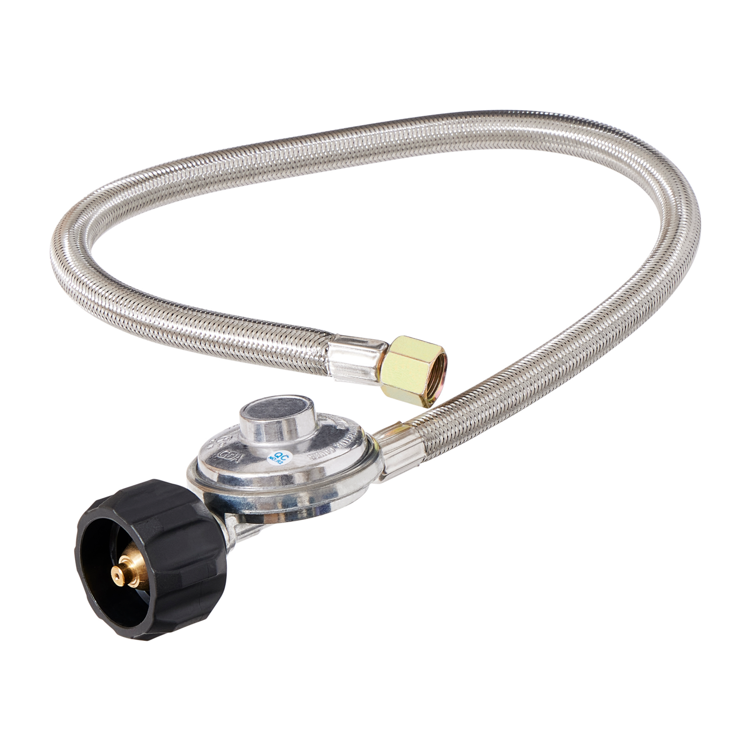 slide 3 of 3, FIRE & FEAST Fire& Feast 2 Feet Universal Hose And Regulator, 2 ft